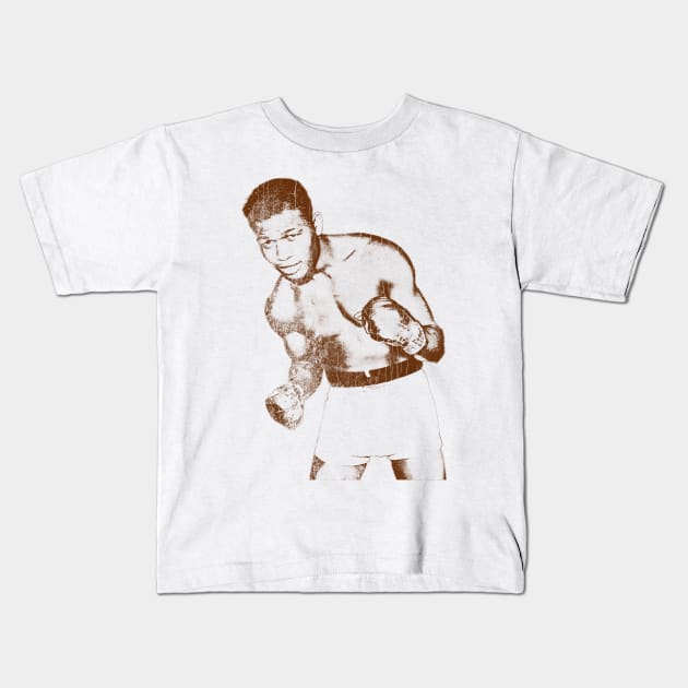 Sugar Ray Robinson Kids T-Shirt by NMAX HERU